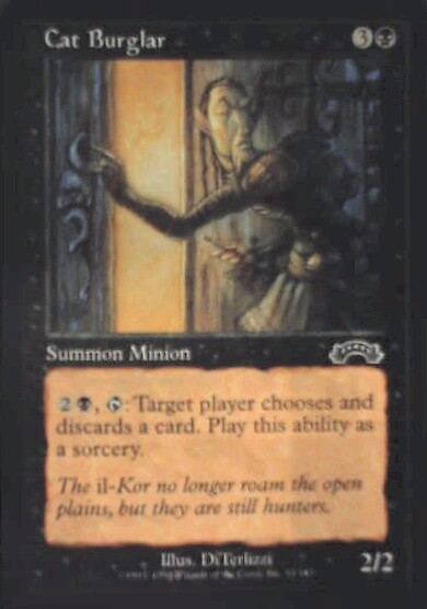 Cat Burglar - Exodus: #54, Magic: The Gathering Nm R110