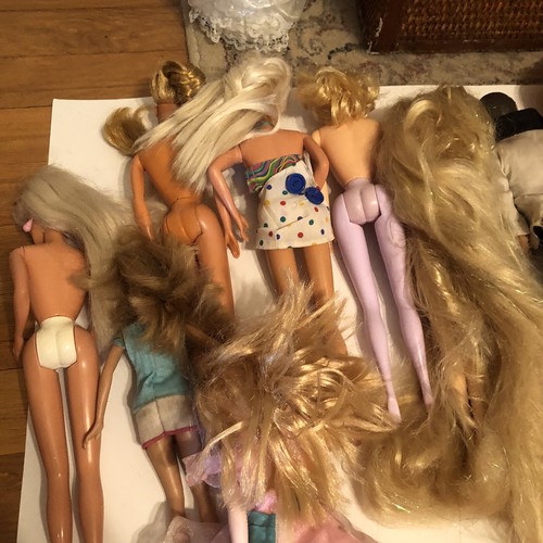 Lot Various Dolls Barbie Ken Mattel Disney Princess Sleeping Beauty Ginny Vogue - Picture 22 of 24