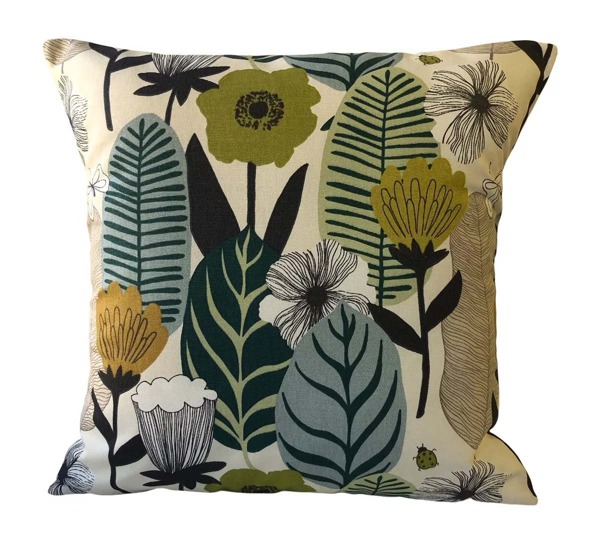 Iliv Blooma Spruce Scandinavian Flowers Leaves Cushion Cover 16