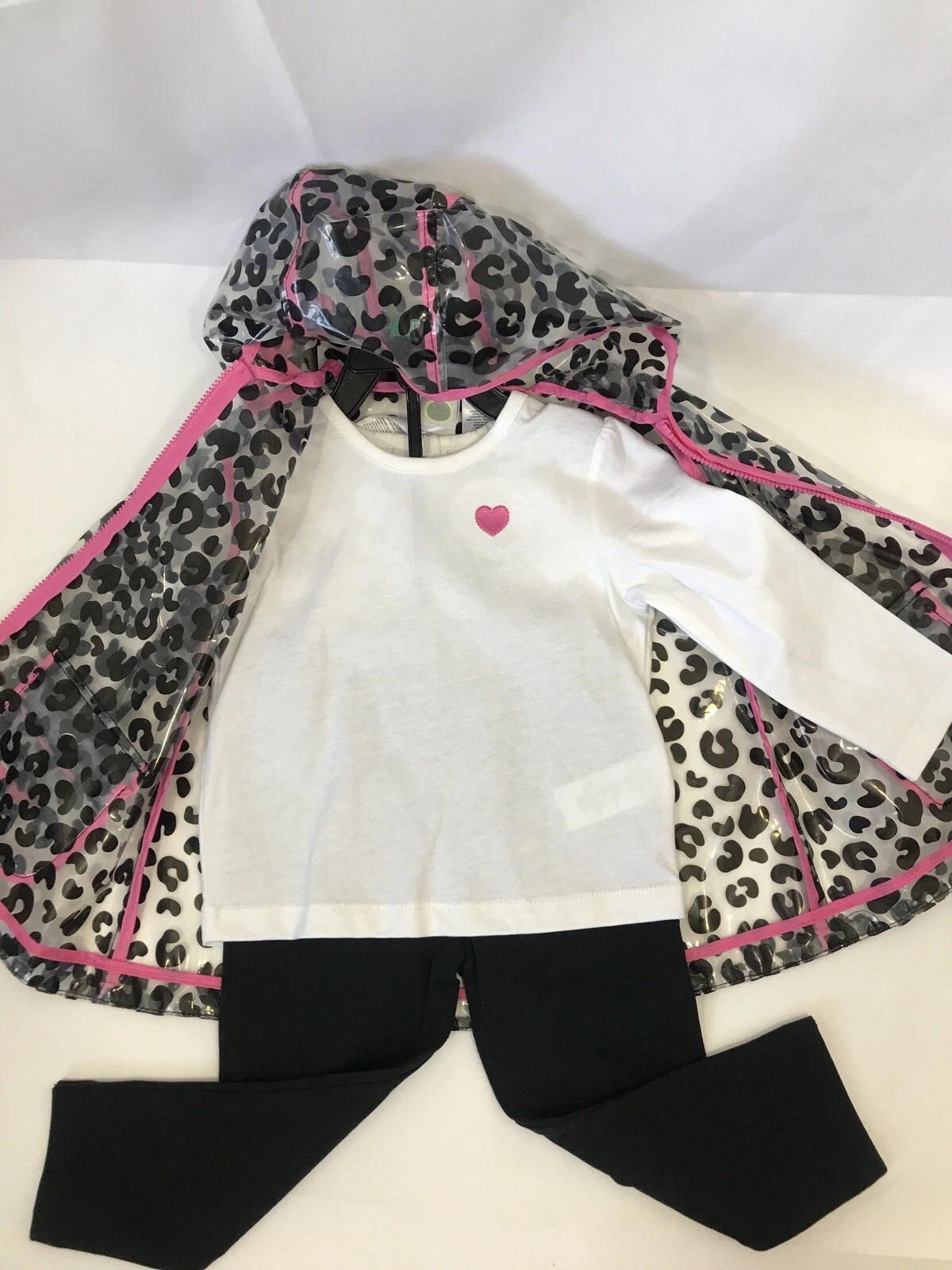 Little Me New Girls 3pc Rain Jacket Trouser Set 3T UK 2-3 YRS
Opens in a new window or tab