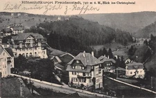 Health Resort Freudenstadt 740 M Above Sea Level Christophstal Postcard AK 1916