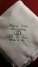 Wedding Rings Anniversary Bride & Groom Personalized Wedding Blanket Throw 