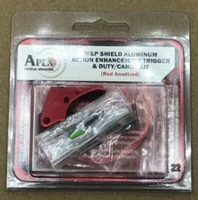 *New Apex-Tactical Specialties Shield Action Enhancement Trigger Kit Red 100-056