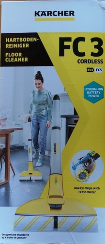 Kärcher FC 3 Cordless Akku - Hartbodenreiniger - Gelb (1.055-300.0) Neu OVP - Bild 1 von 2