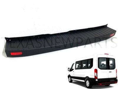 For 2015-2024 Ford Transt Rear Bumper Cover W/o Sensor Holes Bracket Reflector | eBay