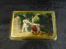 ancienne boîte de biscuits en tôle,s.de andreis s.a marseille