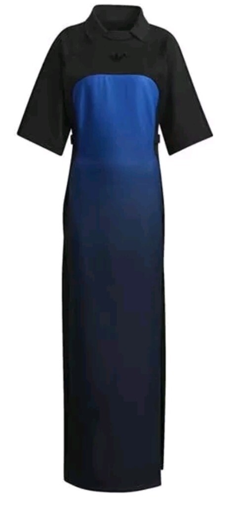 adidas maxi dress blue Azura Off The Shoulder Maxi Dress | Navy | Womens