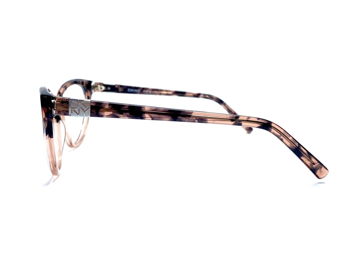 DKNY Black Beige Clear Tortoise Ombre Cat Eye Glasses DY4095 3556