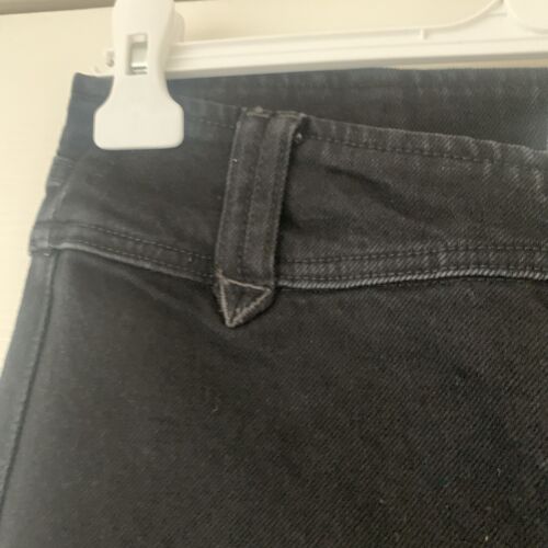 Pantalones de mezclilla Free People Stillwater, tiro bajo ajustados acampanados, talla UK 6, W26 L32, negros - Imagen 5 de 21