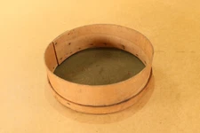 Vintage Flour Sifter Wooden Kitchen Sifter Sieve Colander Rustic Mid Century