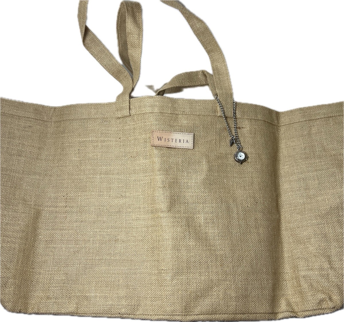 WISTERIA Natural Burlap Jute Raffia LARGE 35