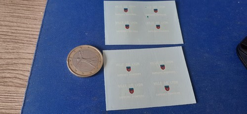 Décalcomanies Blason Pompier De Paris Pour Maquette 1/43 - Occasion