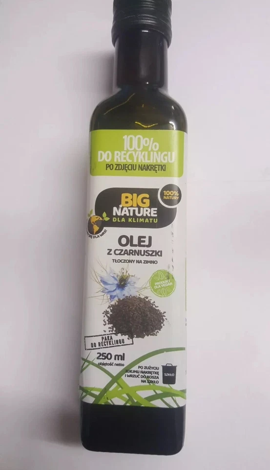 TARGROCH BLACK SEED OIL NIGELLA SATIVA BLACK CUMIN COLD PRESSED OLEJ Z CZARNUSZKI 250ml