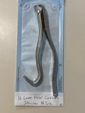 16 MANDIBULAR LOWER COWHORN L/R DENTAL EXTRACTION FORCEP VERY GOOD STAINLESS