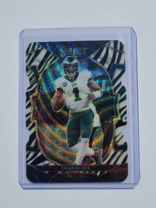 2022 Jalen Hurts Select Concourse Zebra