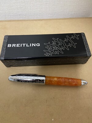 BREITLING非売品ボールペン BREITLING Ballpoint Pen Amber Giveaway Item Not For Sale