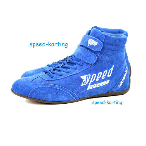 Speed Kartschuhe Blau - San Remo KS-1 - Kart Motorsport Schuhe - Karting Shoes - Afbeelding 1 van 6