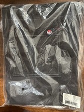 Wendy's Employee Black Bib Apron Barco Uniforms One Size Adjustable Restaurant