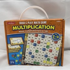 Lakeshore Grab Play Math Games Multiplication Master Facts To 100 Simple Rules