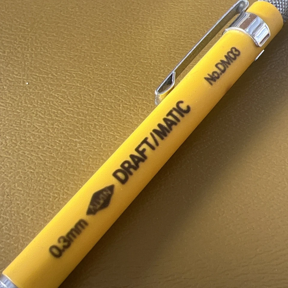 Vintage Alvin Draft/Matic DM03 Cushioning Mechanical Drafting Pencil 0.3mm Japan - Image 3 of 4