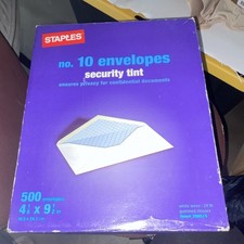 Staples envelopes