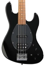 Sadowsky MetroExpress Vintage M/J Bass Guitar - Solid Black, Roasted Maple