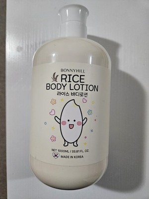 BONNYHILL ~ Skin Radiance Enhancing RICE BODY LOTION Made in Korea 1000ml Jumbo
