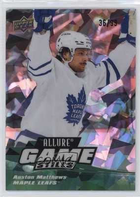 2022-23 Upper Deck Allure Game Stills Green 36/99 Auston Matthews #GS-1 0u20