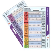 EKG Rhythm Interpretation Badge Card – Quick Reference Guide for ECG/EKG Rhyt...