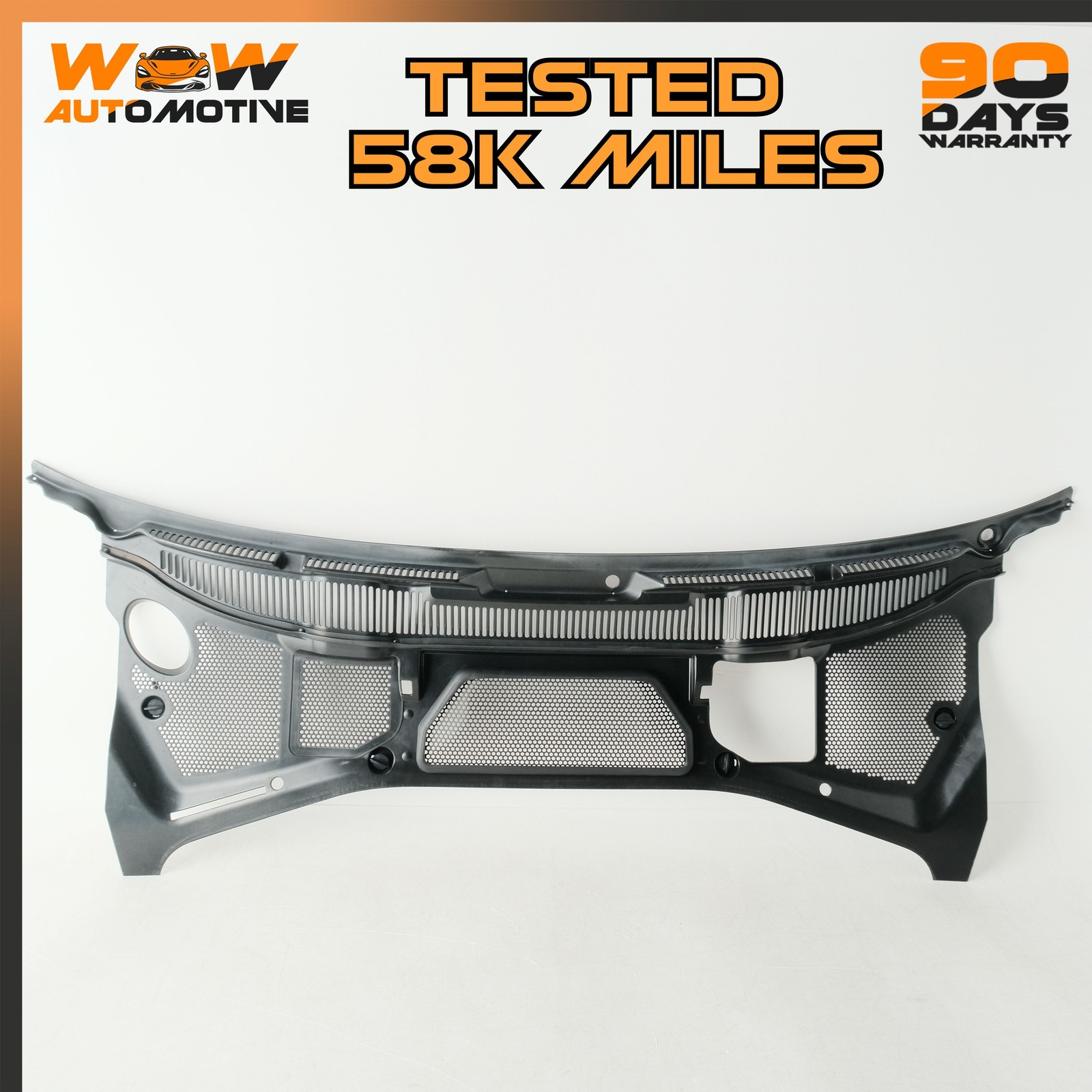 04-13 BENTLEY CONTINENTAL GTC GT FRONT WINDSHIELD COWL PANEL TRIM COVER OEM