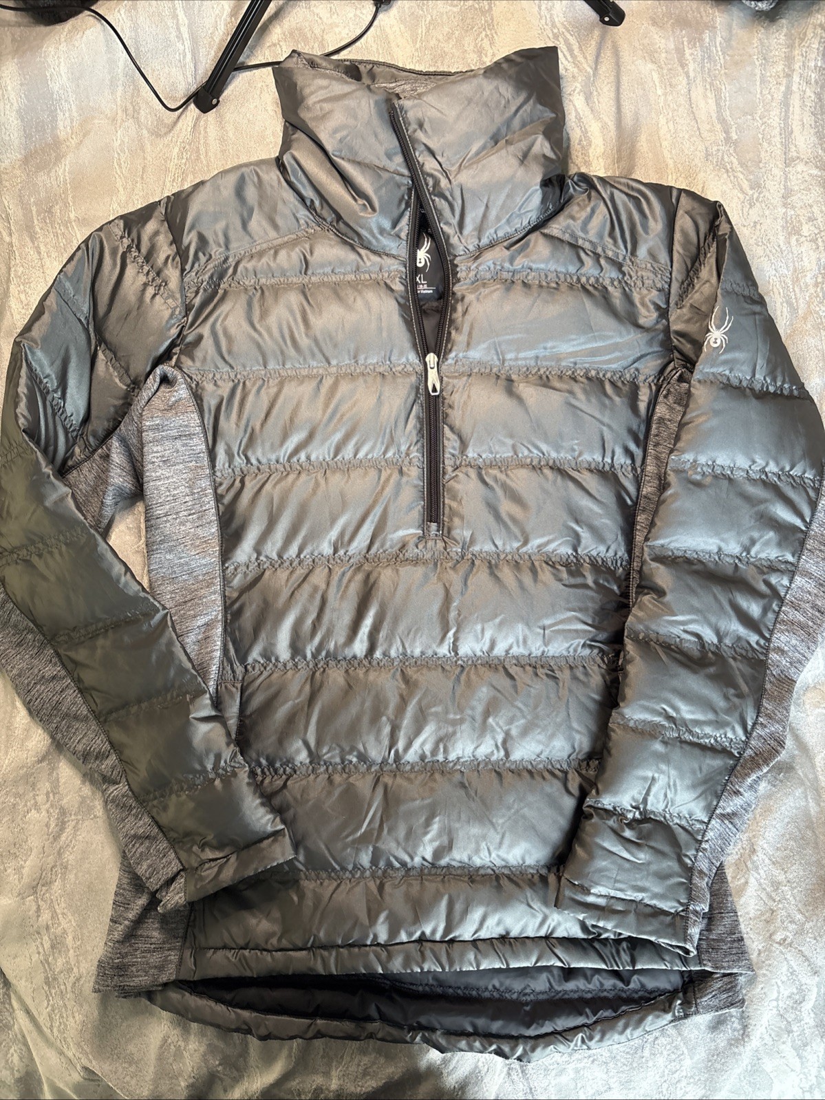 Down Spider Quarter Zip Pull Over Jacket Women's - image 1