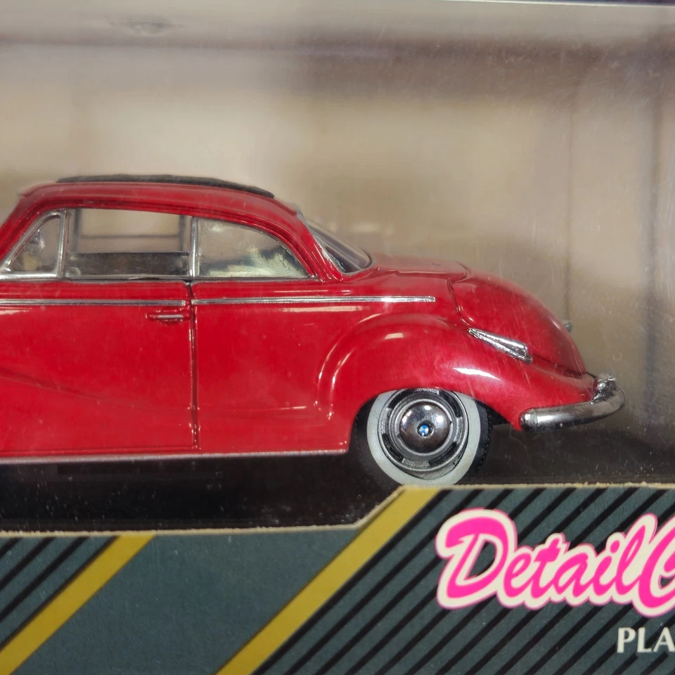 Corgi Detailcars Modelo Platino 241 BMW 502 Cupé Rojo 96649 Escala 1:43 Paquete de Caja Foto 3 de 4