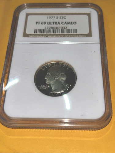 1977 -S Washington Quarter NGC Proof 69 Ultra Cameo
