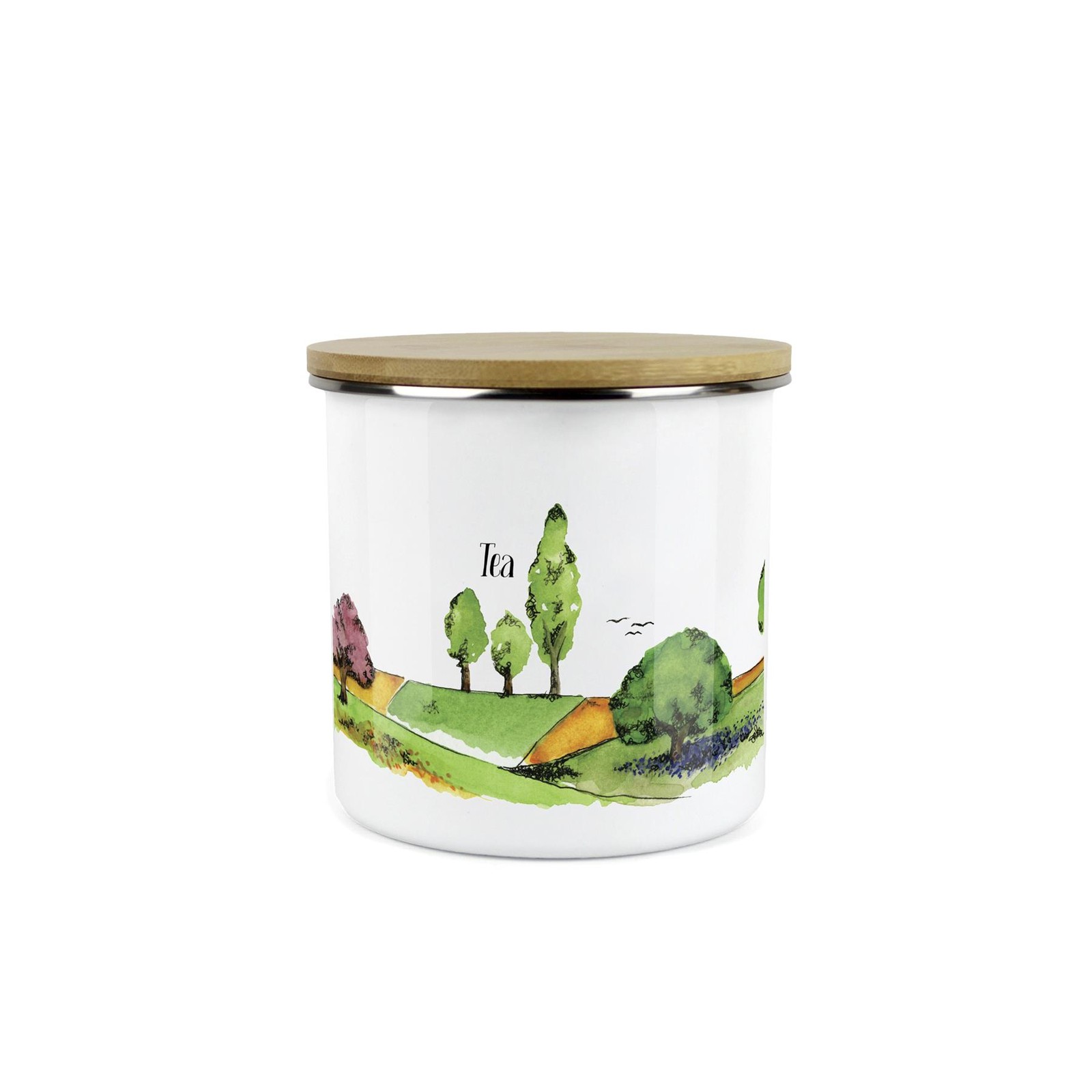 Landscape Seasons Tea Canister - Countryside Medium Storage Kitchen Gifts