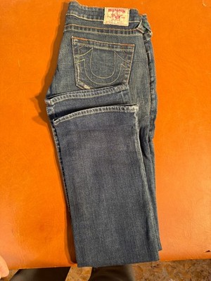 AUTHENTIC TRUE RELIGION JOEY FLARE LEG WOMEN JEANS SIZE  30 X 31.5 VIC-THOR1