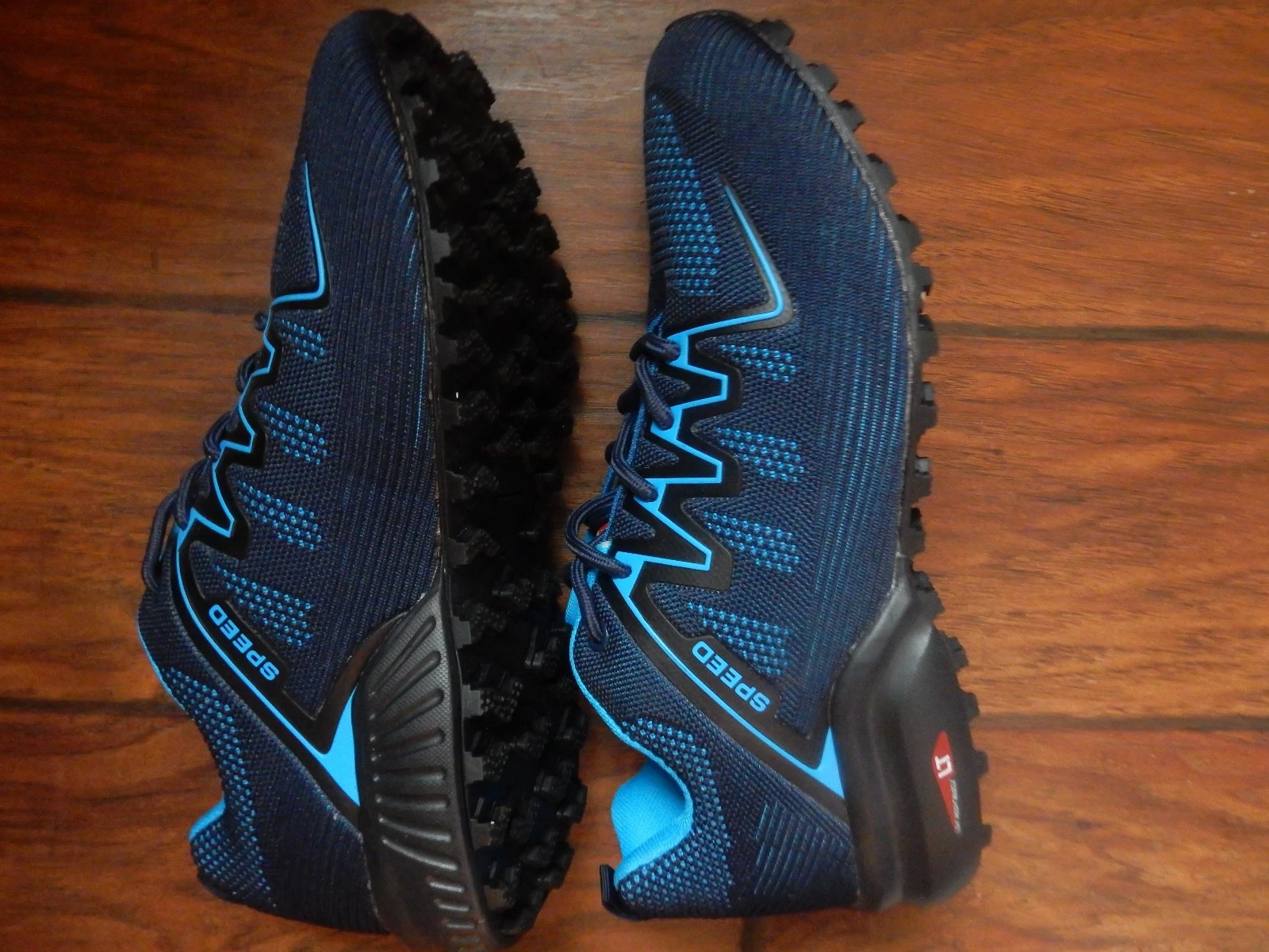 Yueye Paoxie Men Trail Keep Running Shoes Blue/Yellow Speed EU 44 US 10.5