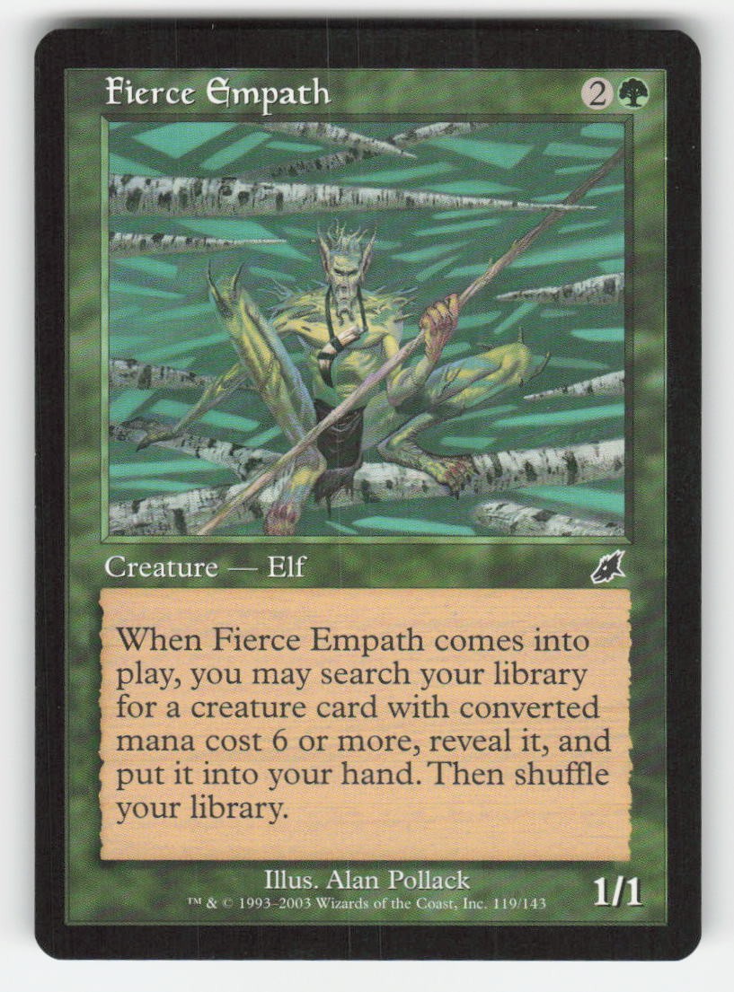 2003 Fierce Empath Scourge 119 MTG