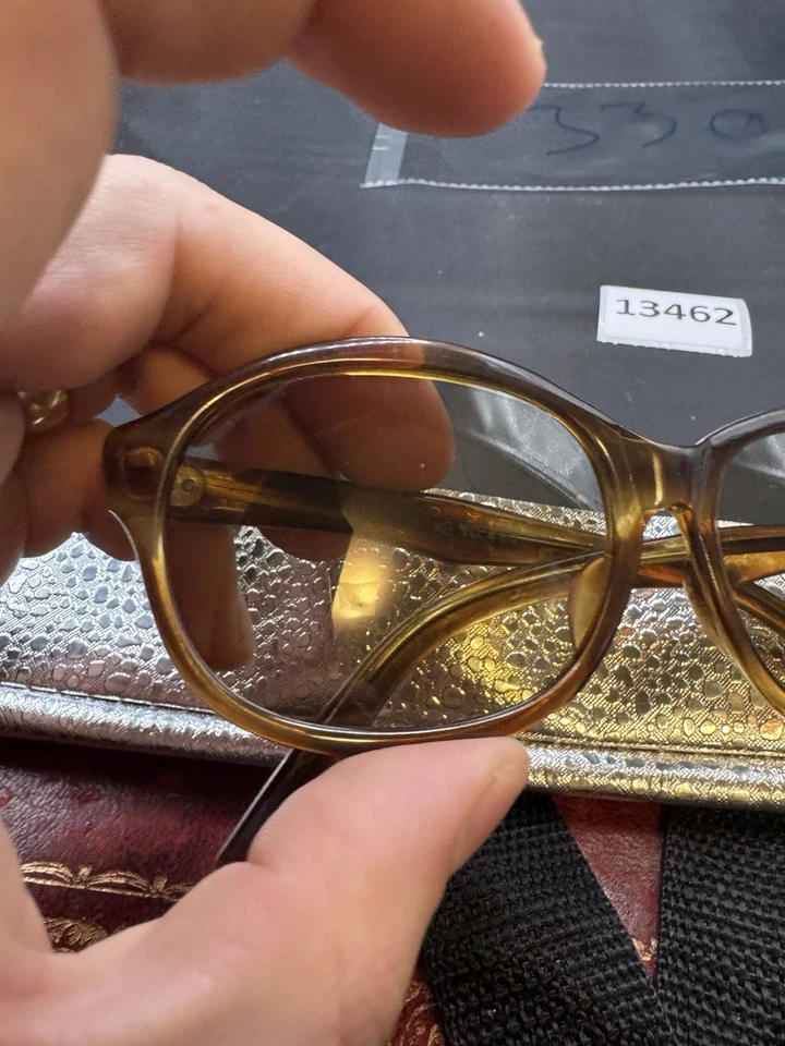 Gafas de sol vintage de aviador con lentes de vidrio polarizado marrón lentes marrones - Foto 3 de 4