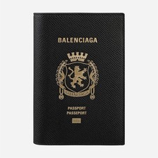 Balenciaga Passport Holder Black 787742 2AA3R 1000 147034952