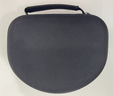 HEADPHONE HARDSHELL CASE BLACK TRAVEL HARD CARRYING / STORAGE CASE ZIPPERED