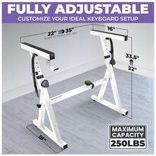 Heavy Duty Keyboard Stand - Fits 54-88 Key Electric Pianos