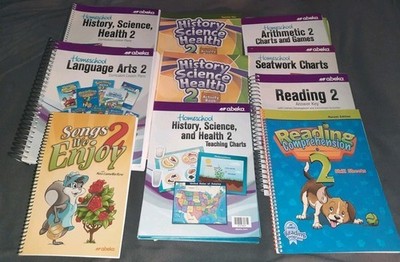 Abeka 2nd Grade Language Arts Arithmetic Reading Science History Health Song