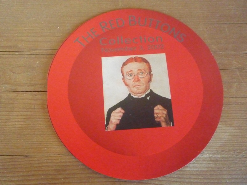 Celebrity Owned Rare *Red Buttons Chait Auction ad & FREE Pvt Collection Photo*