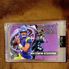 Wild Card 2026 QB1 On The Clock Matthew Stafford 6/9 Football