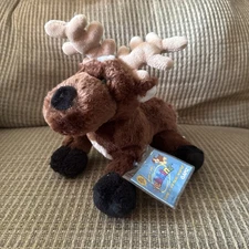 Ganz Webkinz Reindeer Plush Stuffed Animal Toy Virtual Pet Sealed Code HM137 New