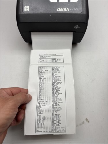 Zebra ZD420 Direct Thermal Label Printer USB Ethernet Bluetooth ZD42042-D01E00EZ - 第 10/10 張圖片