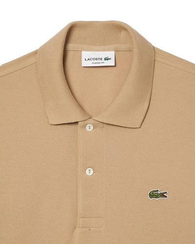 Lacoste Men's Short Sleeve Original Classic Fit Polo L.12.12 Petit Pique Beige - Picture 4 of 6