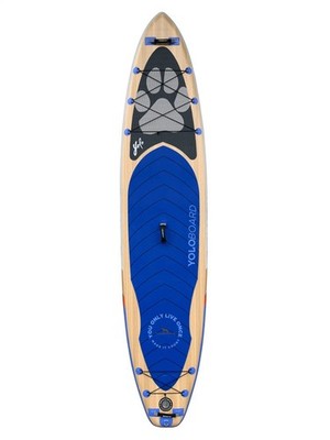 YOLO Inflatable Dogwood 12' SUP Board aufblasbar   Premium Hunde Stand Up Paddle