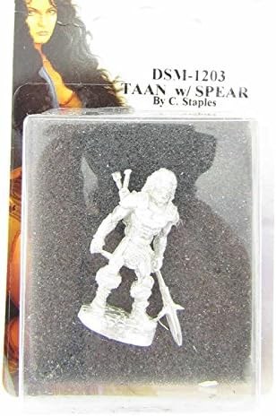 Миниатюры темного меча Elmore Masterworks 1203 28мм Металлический Таан с копьем 2790₽