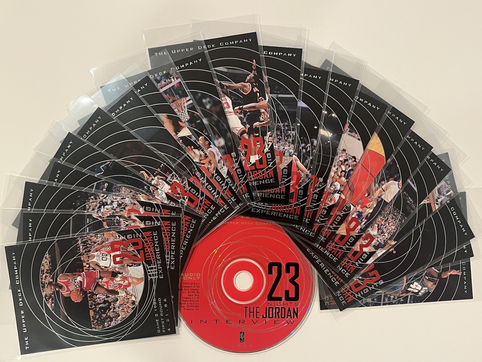Michael Jordan #23 Basketball Cards 1996 Upper Deck 23 Nights Jordan Experience trading card — raw and PSA graded price guide